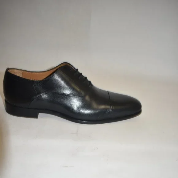 Magnanni Segovia Cap Toe Oxford Black Leather Size 8.5 M  display picture 2